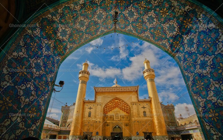 عکس-باکیفیت-ایوان-طلا-حرم-امیرالمؤمنین-علیه-السلام-نجف-اشرف