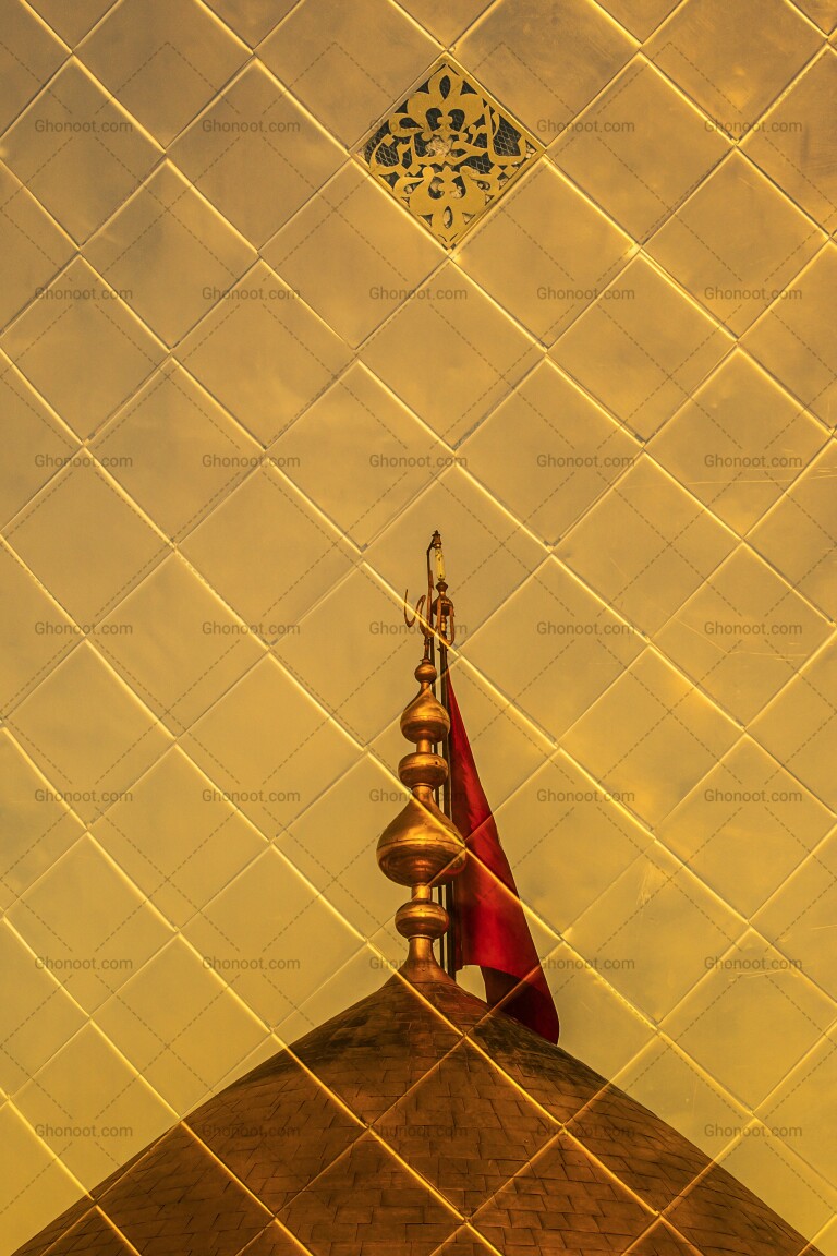 تصویر-باکیفیت-گنبد-حرم-امام-حسین-