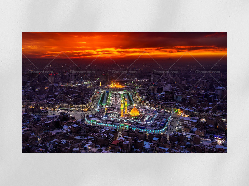 دکور-و-پشت-منبر-کربلا-محرم