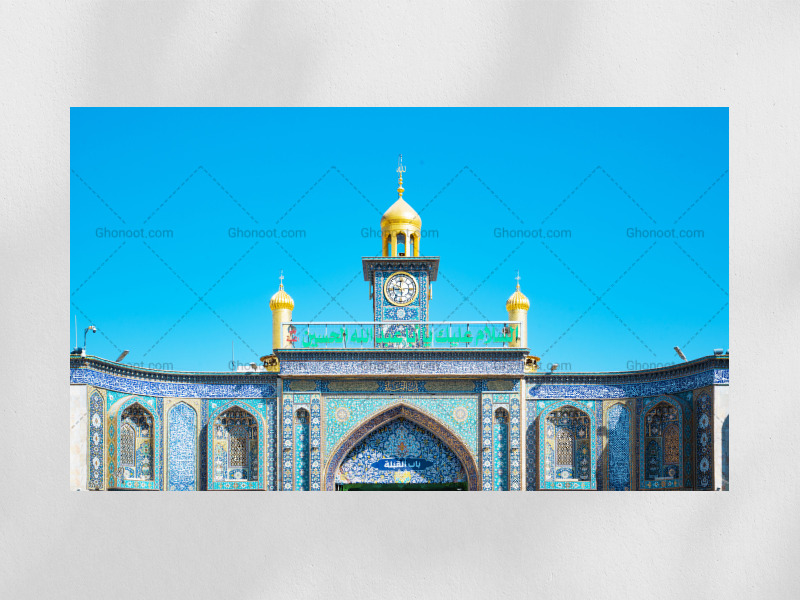 دکور-و-پشت-منبر-محرم-باب-القبله