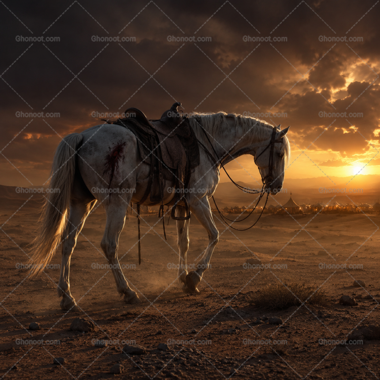 تصویر-هوش-مصنوعی-ذوالجناح-تنها