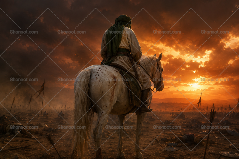 امام-حسین-تنها-سوار-ذوالجناح