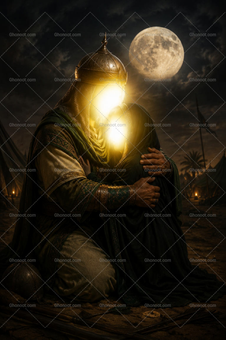 حضرت-رقیه-در-بغل-امام-حسین