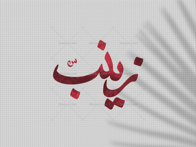 تایپوگرافی-زینب-س