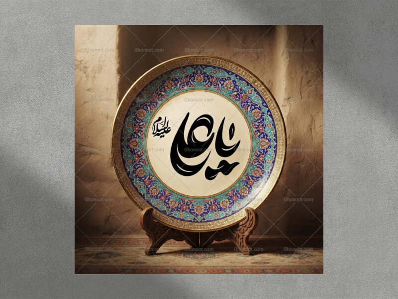 دستنوشته-یا-علی-ع
