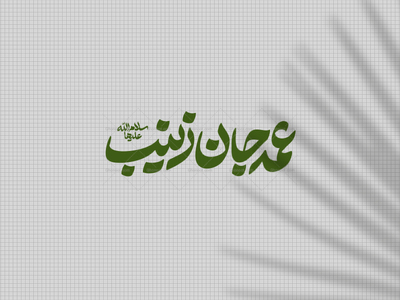 تایپوگرافی-عمه-جان-زینب-(س)